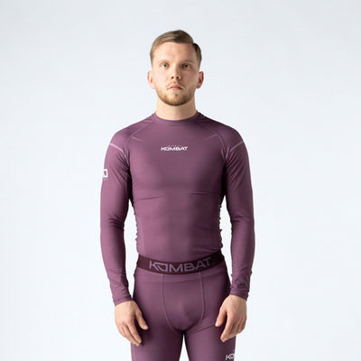 Rashguard T -shirt long manga kombat for men