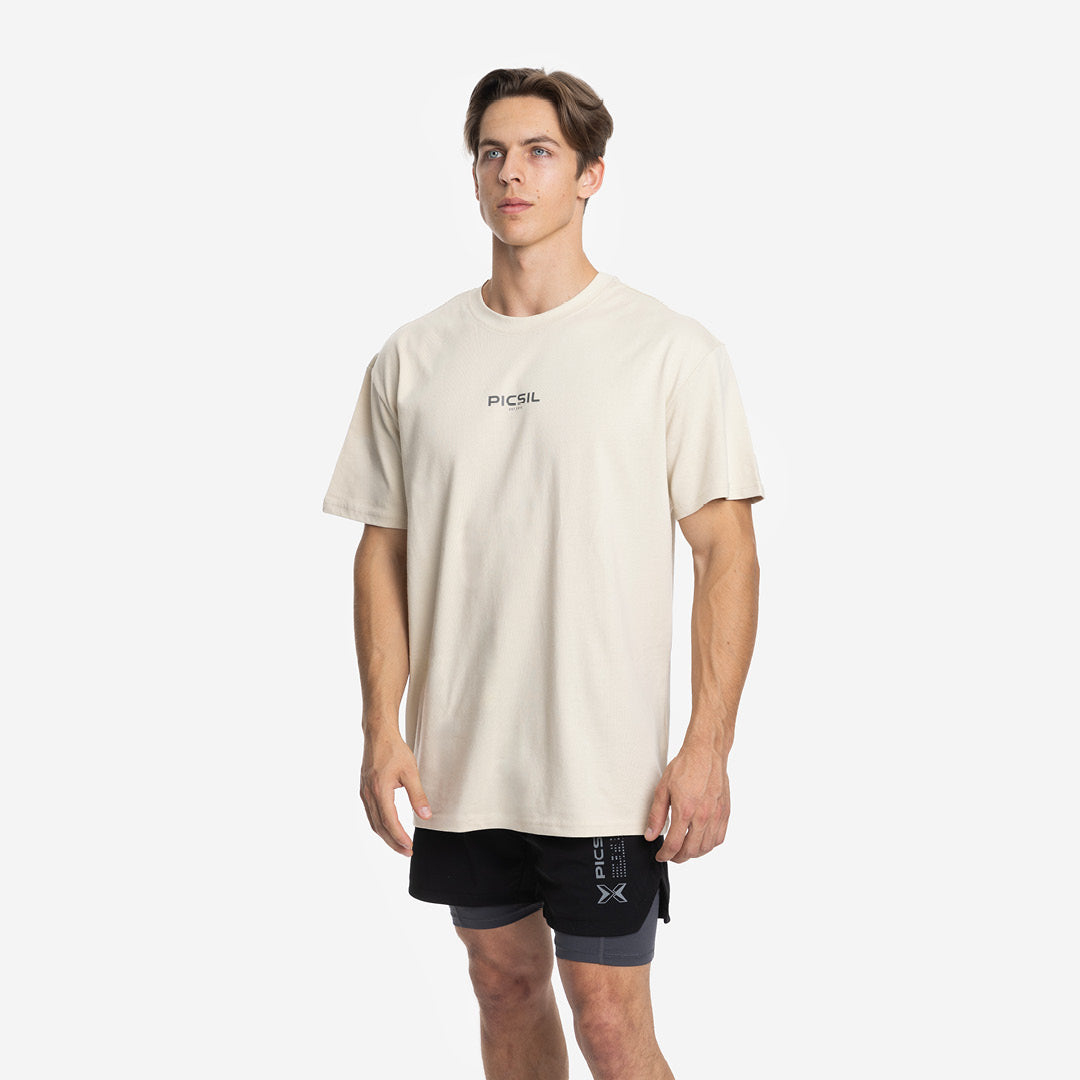 Urban oversize t -shirt of ecological cotton for men