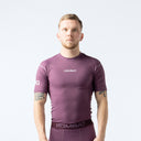 Rashguard Short Manga Kombat Kobalt T -shirt for men