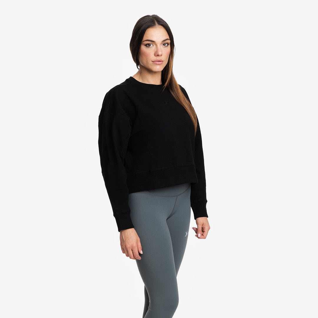 CROP WOMAN Jersey Stretch sweatshirt