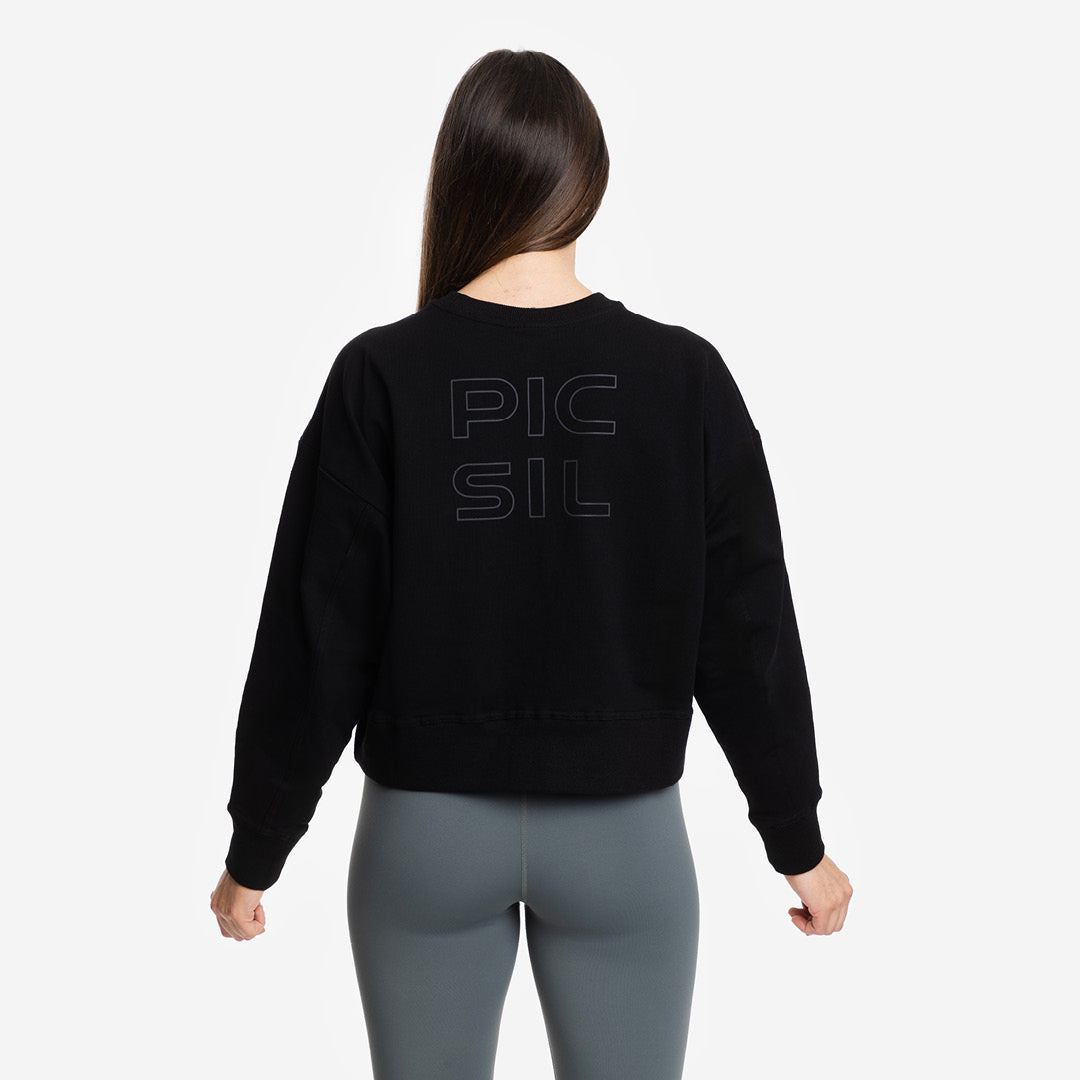 CROP WOMAN Jersey Stretch sweatshirt