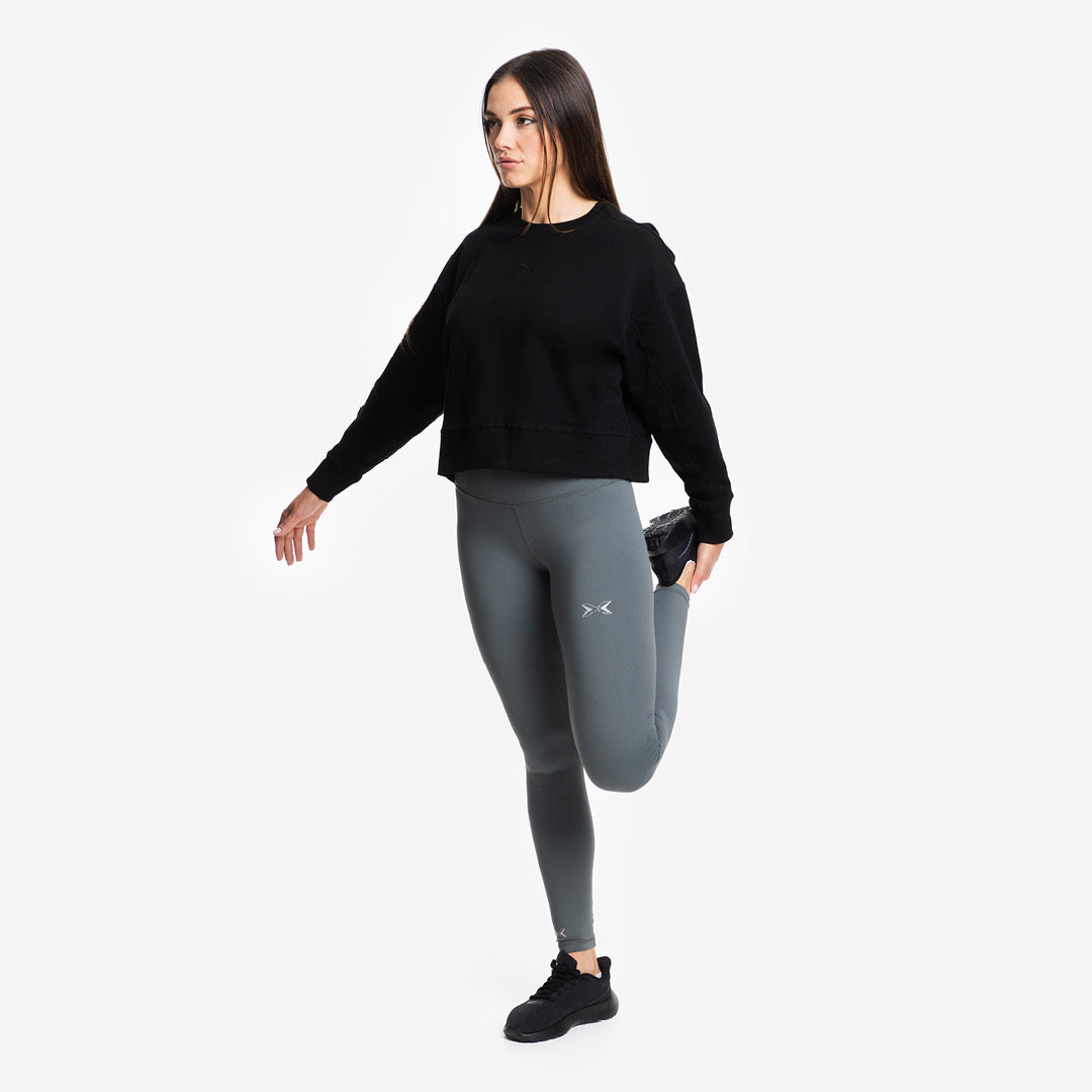 CROP WOMAN Jersey Stretch sweatshirt