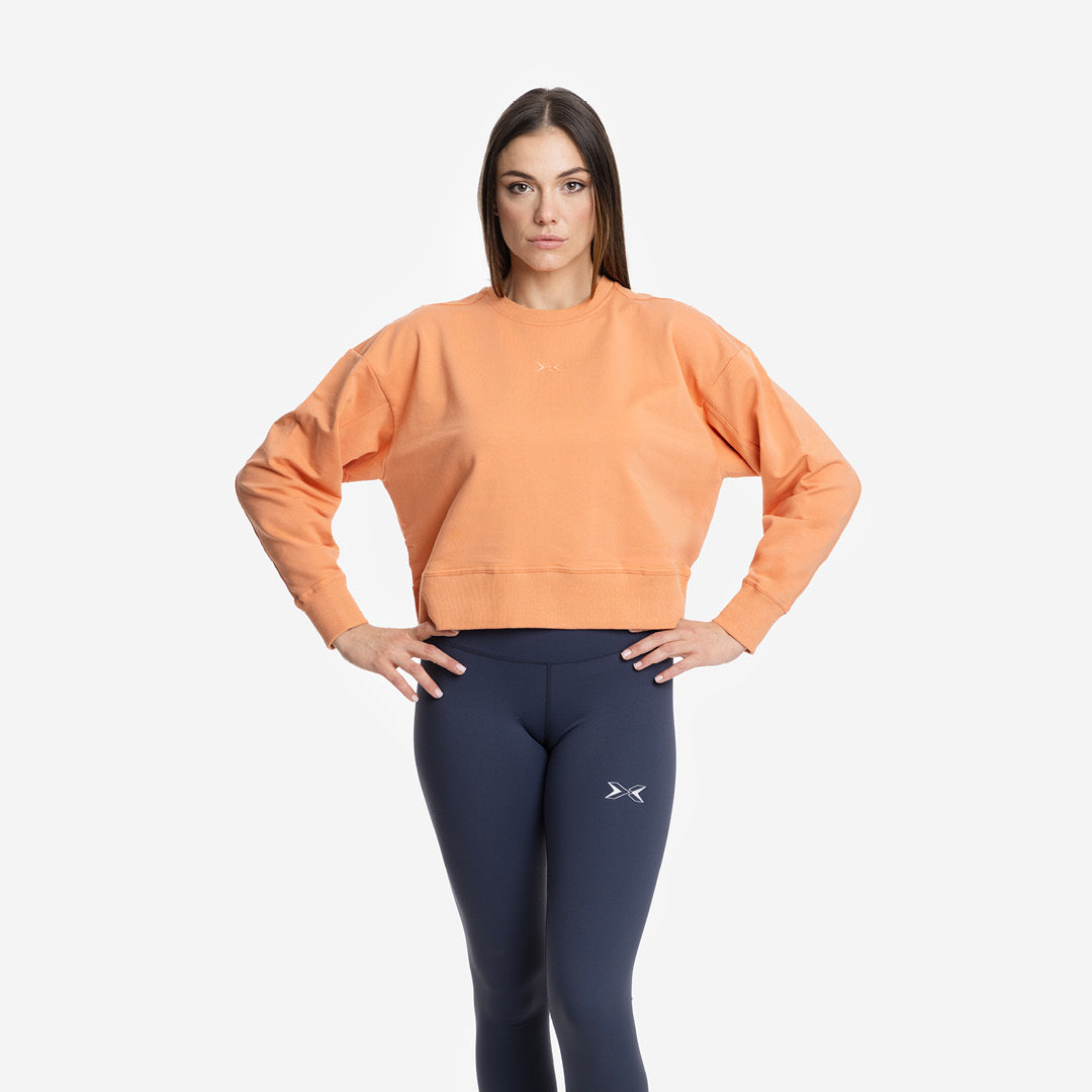 CROP WOMAN Jersey Stretch sweatshirt