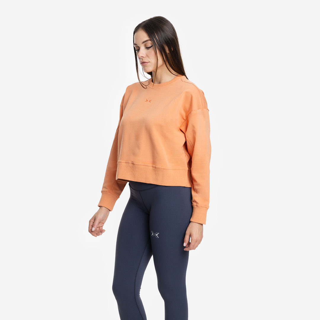 CROP WOMAN Jersey Stretch sweatshirt