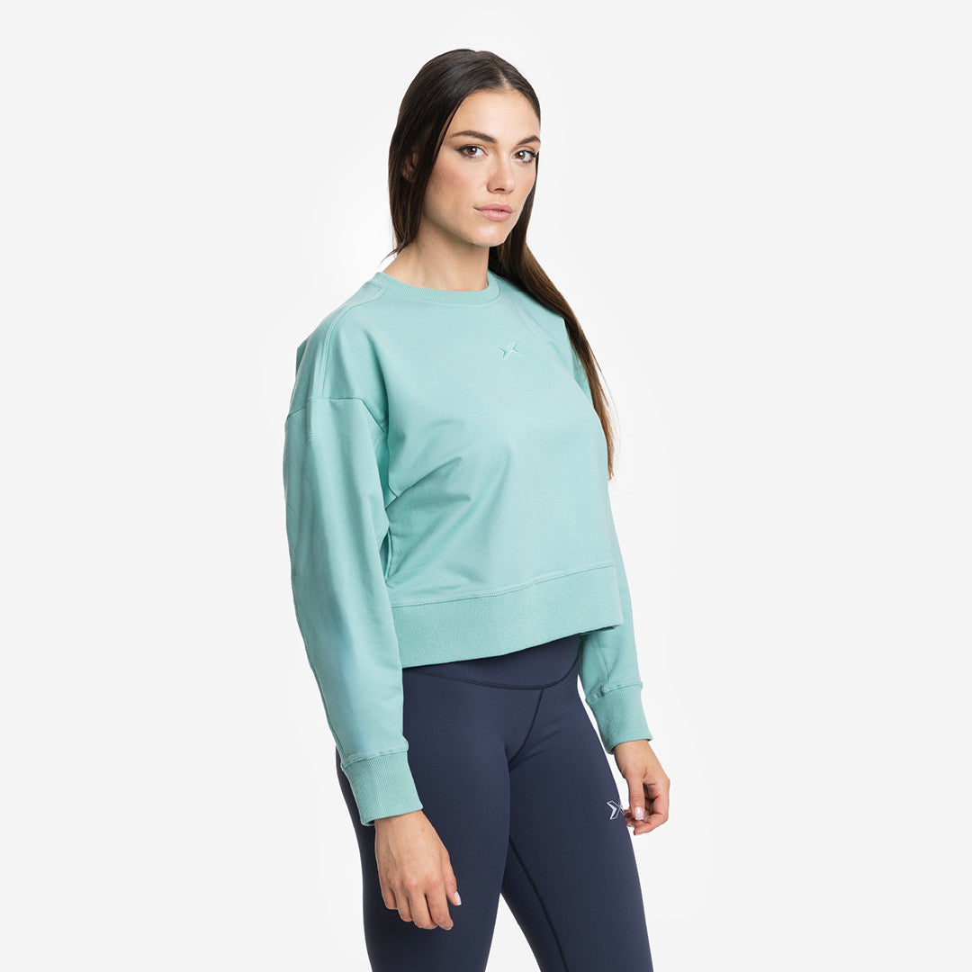 CROP WOMAN Jersey Stretch sweatshirt