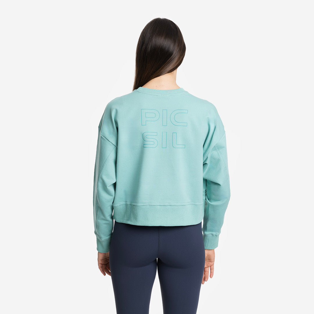 CROP WOMAN Jersey Stretch sweatshirt