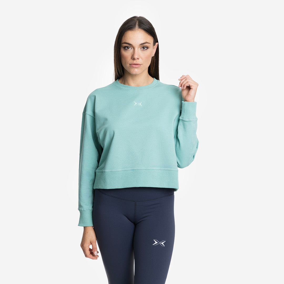 CROP WOMAN Jersey Stretch sweatshirt